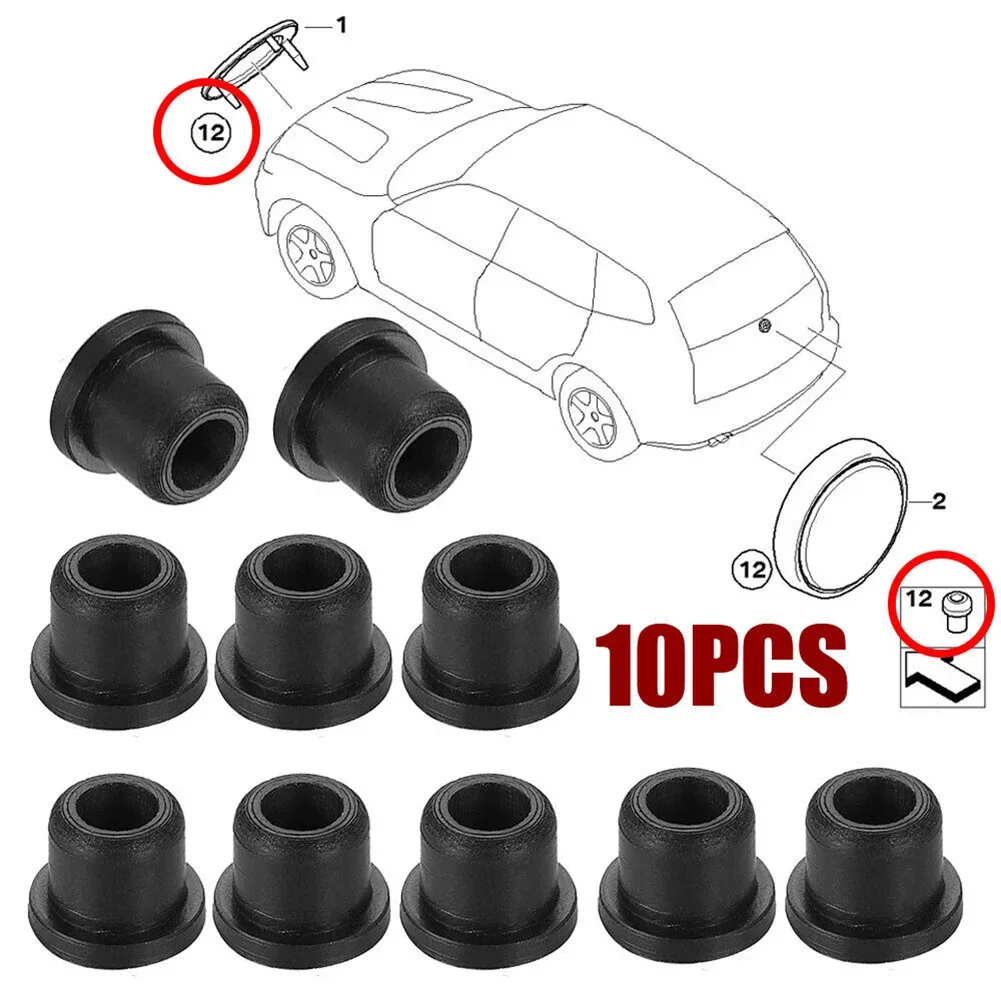 10pcs Front Hood & Rear Trunk Badge Emblem Grommets For BMW E36 E39 E46 E90 E91 E66 F01 F02 F04 E84 E83 F25 E53 E70 E71 E72 Z3,