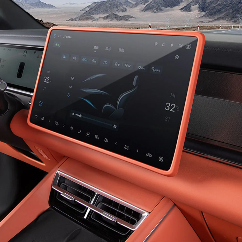 15.6-inch Screen Silicone Protective Cover For BYD TANG L Sealion 8 EV/DM 2025 2026 Scratch-resistant Car Accessories