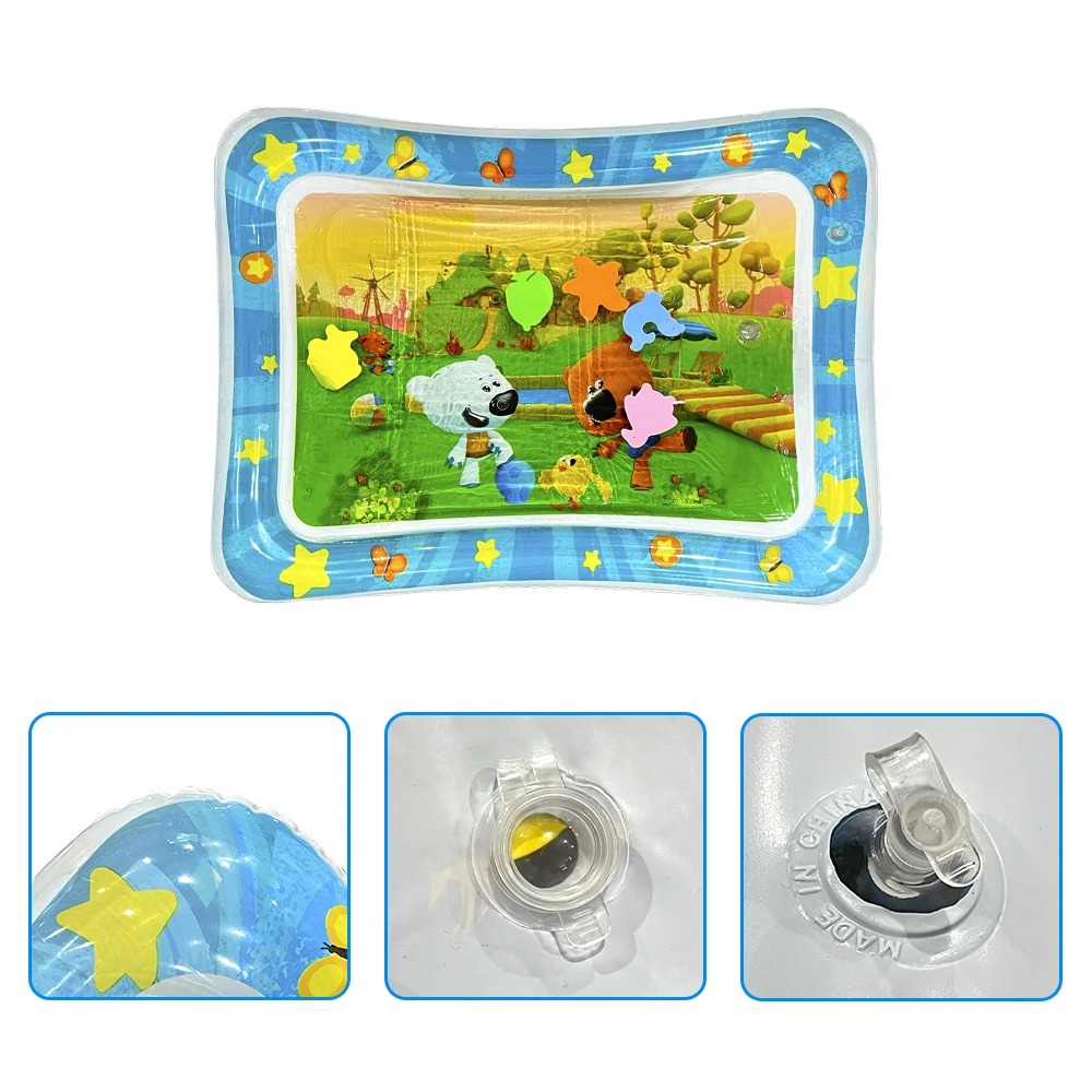 Tapis de jeu d'eau pour bébé, coussin gonflable en PVC pour nourrissons, temps du ventre, coussin d'eau pour enfants, jouets d'activité de développement pour l'éducation précoce