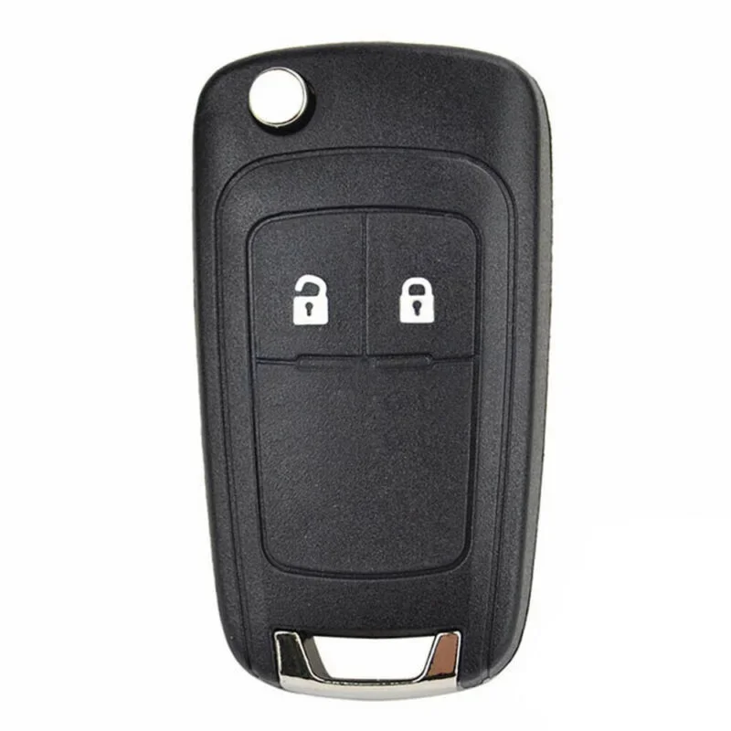 Carcasa de llave de coche remota plegable para Chevrolet Spark Cruze, Orlando Aveo 2, 3 botones, funda de llave remota de coche