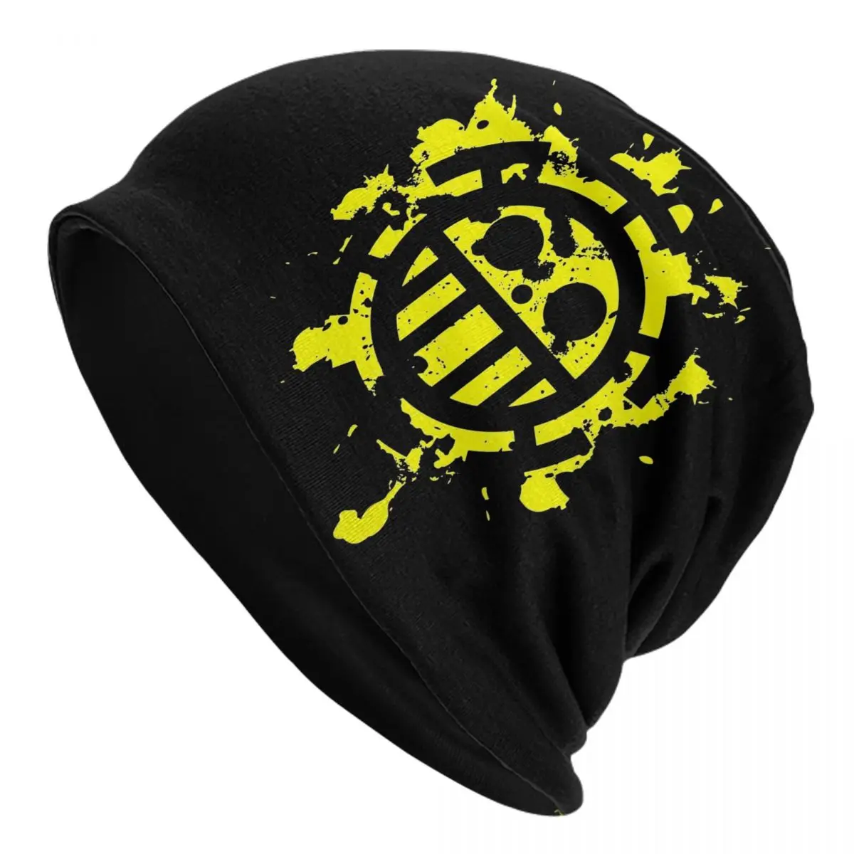 Heart Pirate One Piece Bonnet Hat Goth Outdoor Skullies Beanies Hat Monkey D Luffy Anime for Men Women Warm Head Wrap Caps