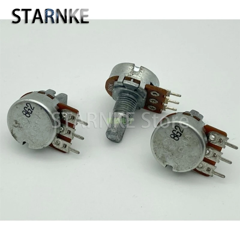 2PCS 16 Type Single Potentiometer B50K Center Positioning Amplifier pre-stage Adjustable Resistance