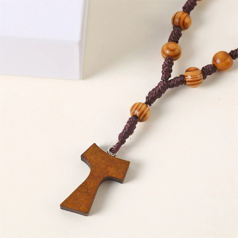 Spiritual 8mm Prayer Beads with Crosses for Collectors and Believers