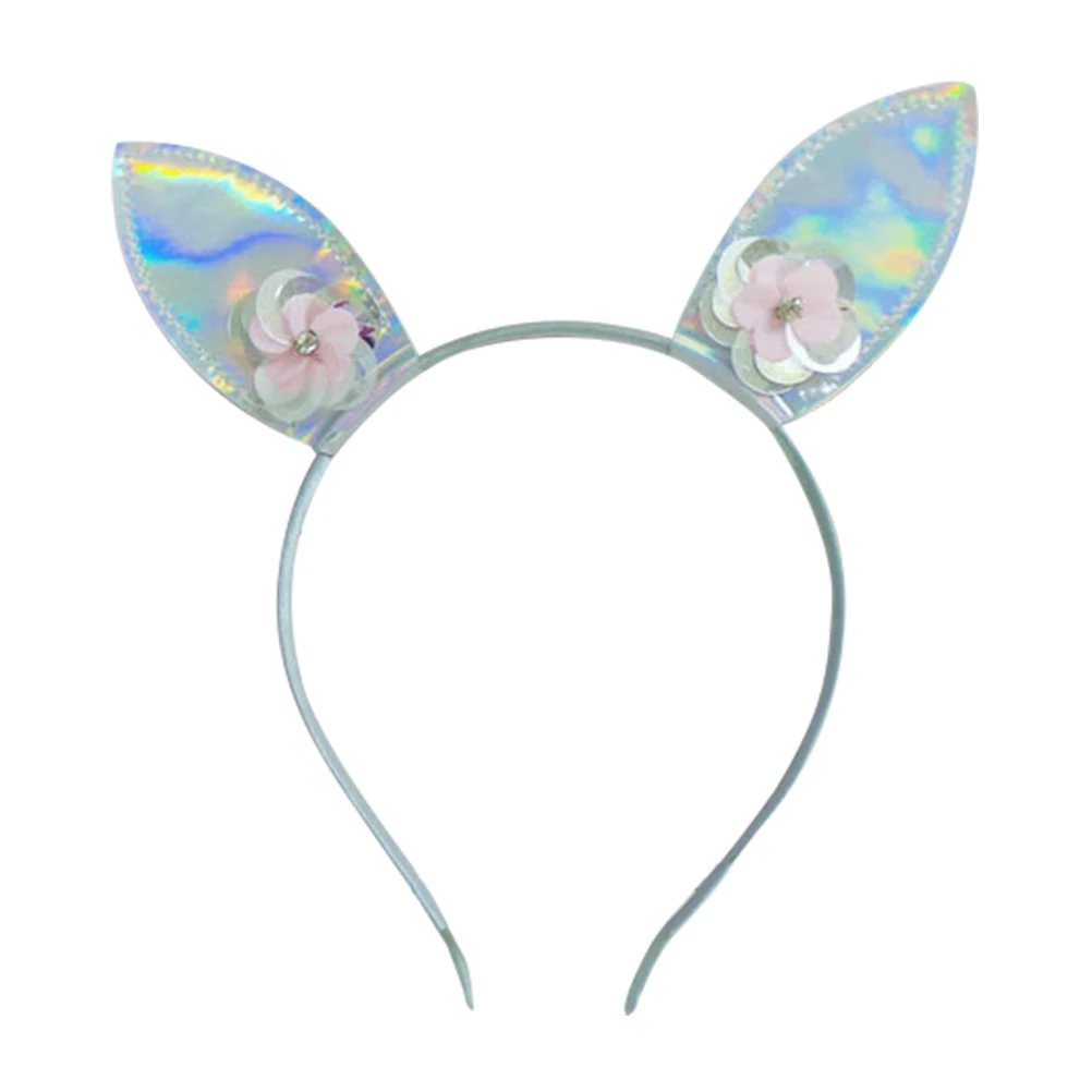

Bunny Ear Headband Rabbit Headwear Kids Hair Hoop Party Headdress Cosplay Animal Ears Photo Props Lightweight Comfortable