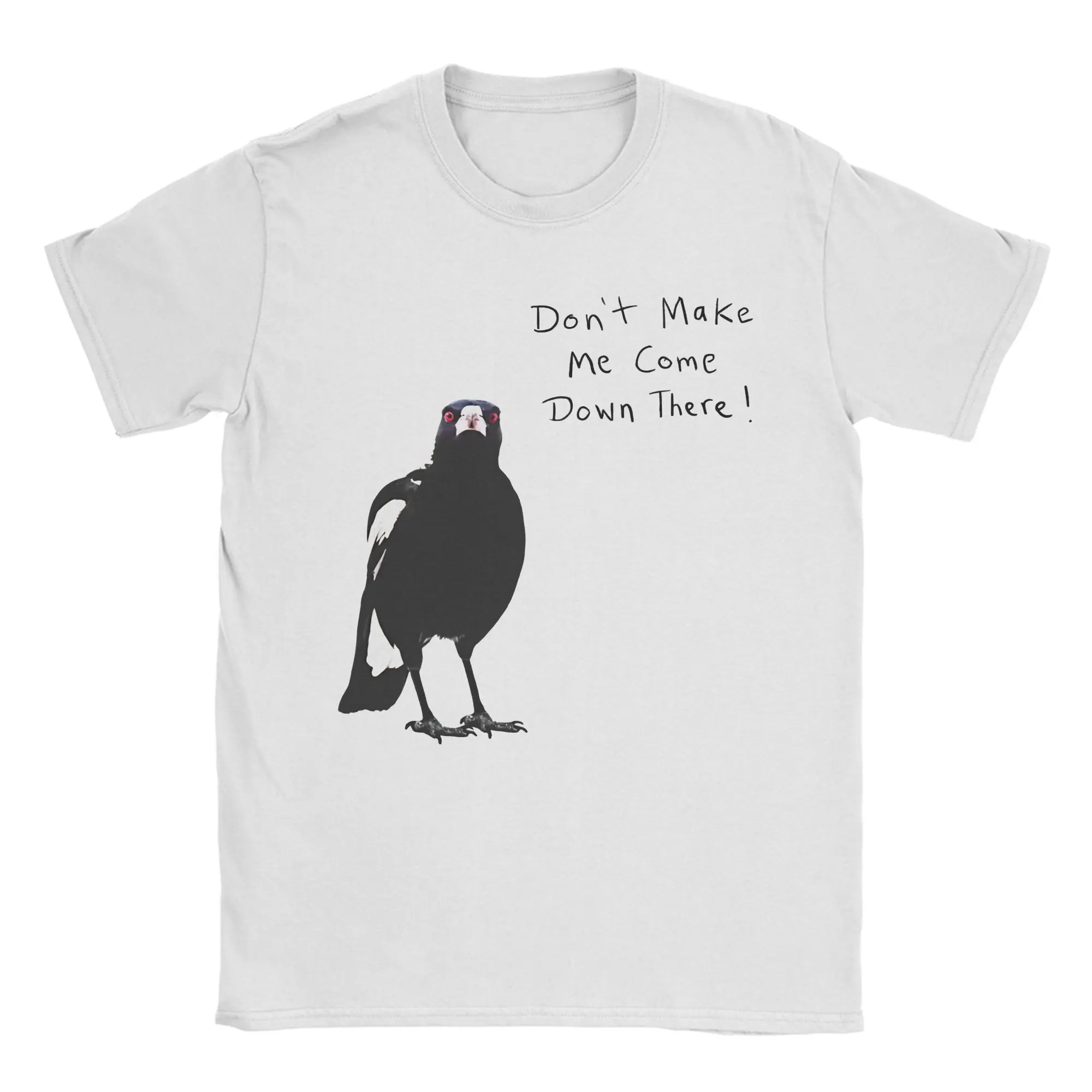 

Мужская футболка с изображением австралийской сороки, винтажная футболка из 100% хлопка, футболки с короткими рукавами, одежда с круглым вырезом, подарок на день рождения