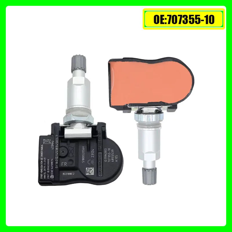 Car TPMS Sensor 433Mhz Tire Pressure Monitor Sensor 707355-10 For BMW 1 2 3 4 i3 i8 X1 X2 X5 X6 MINI F20 F21 F22 F23 LCI F87 M2