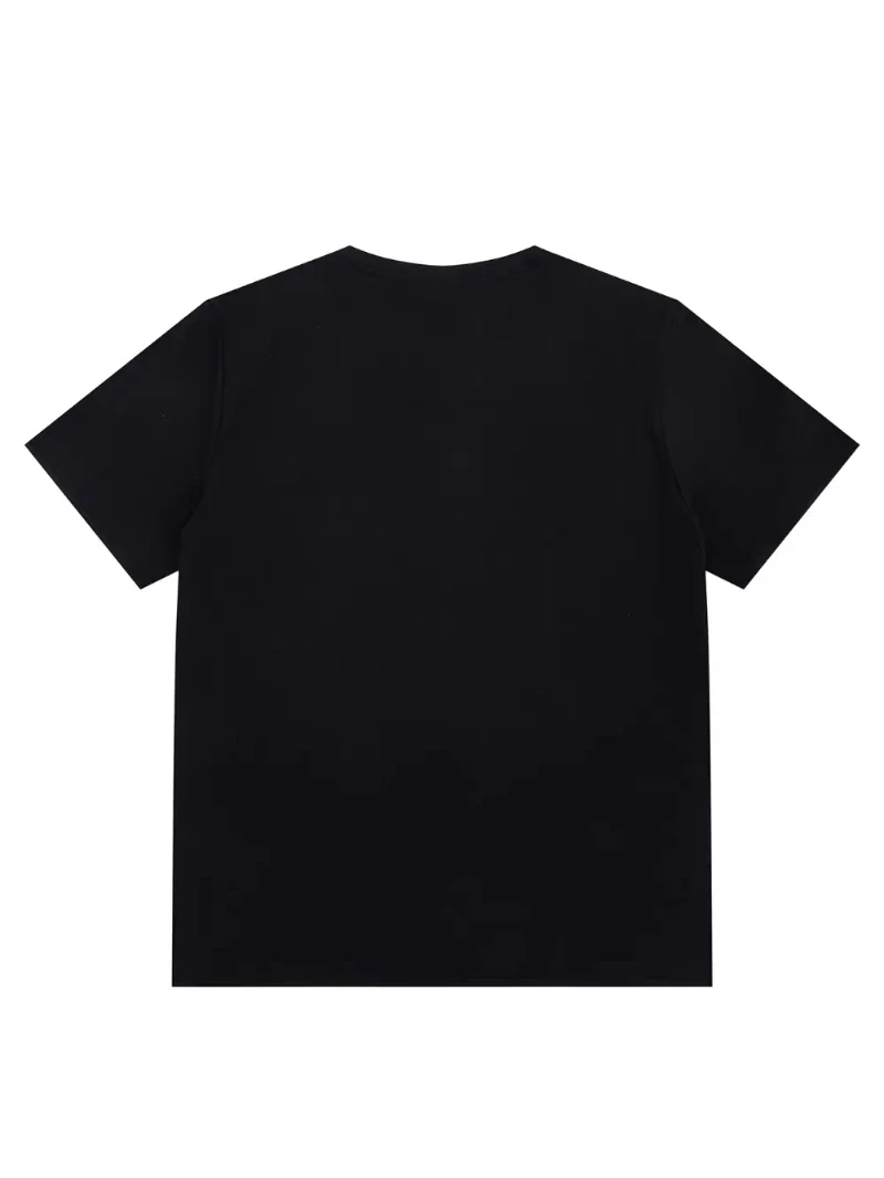 The black T-shirt features a graphic of the Dx7 digital synthesizer algorithm and a synthesizer T-shirt streetwear t shirts