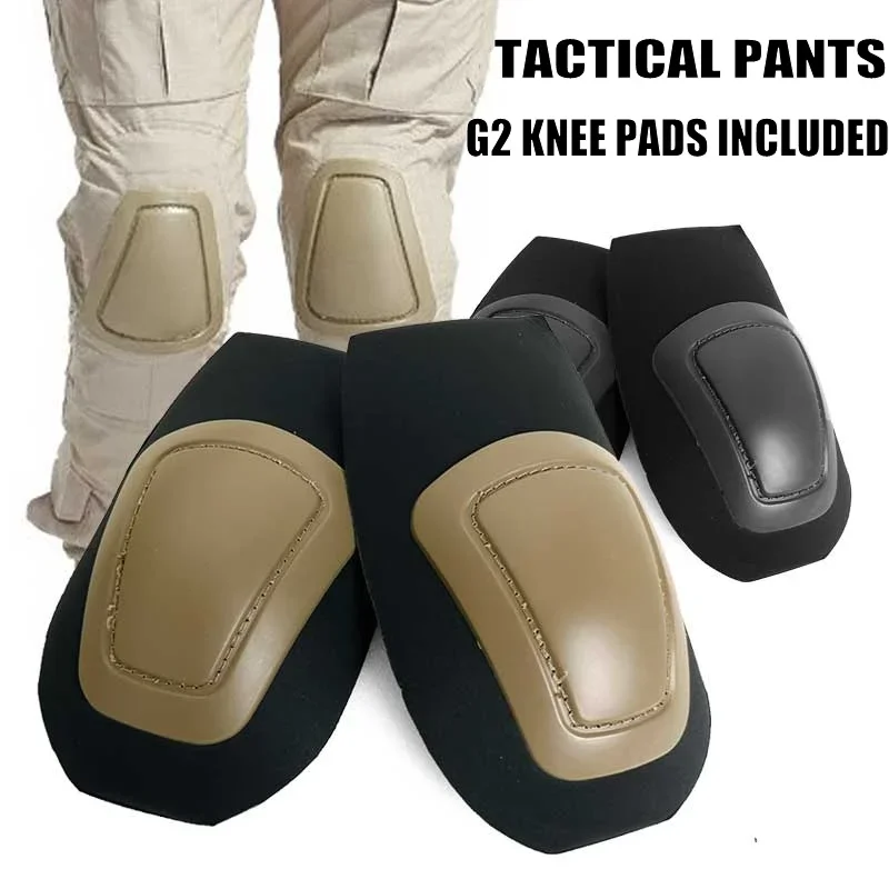 

Tactical Knee Protector Knee Support Outdoor Sports Protective Pads Paintball Airsoft Combat BDU Pants Insert Knee Pads