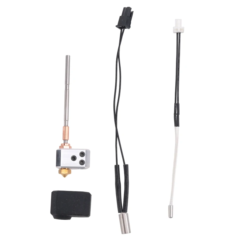 

Hot-A39R-3D Printer Hotend Kit For Prusa MK4/XL Hot End Kit Assembly Print Head Heater Block With Nozzle Silicone Sock Heating