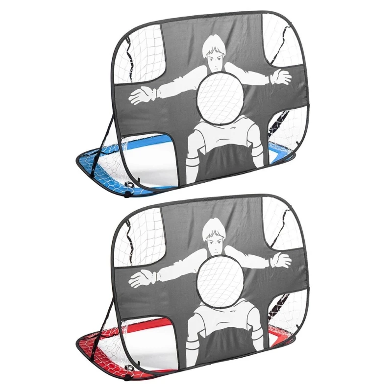 

Foldable Football Goal Outdoor Sports Activity Portable Soccer Net Backyard Toy