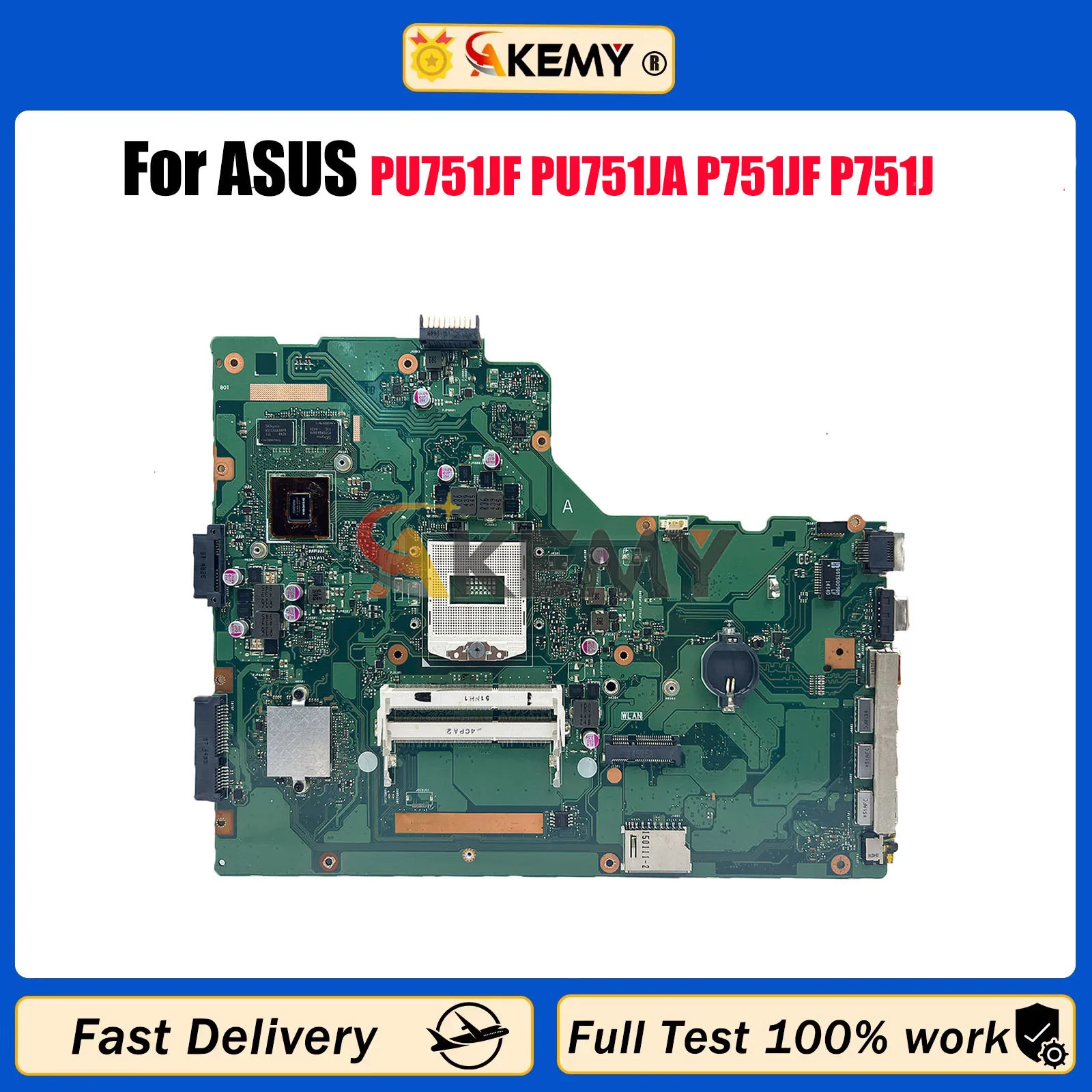 

P751JF Материнская плата для ноутбука ASUS P751J PU751JF PU751JA P751JF P751JD Материнская плата для ноутбука на складе 100% тестирование ОК быстрая доставка
