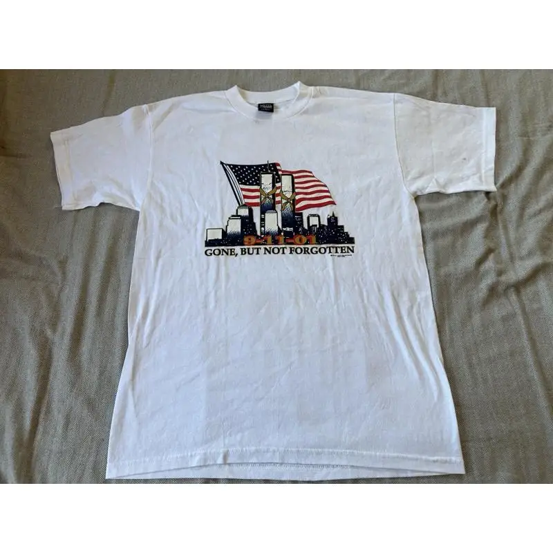 Сентябрьская футболка 11 года, Нью-Йорк, памember 9 11 Memorial, мужская L, винтажная