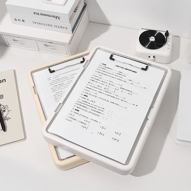 Cartella multifunzionale per studenti A4, tappetino per esami, carta di prova, scheda di archiviazione e organizzazione, cartella di file per ufficio dedicata ai archivi