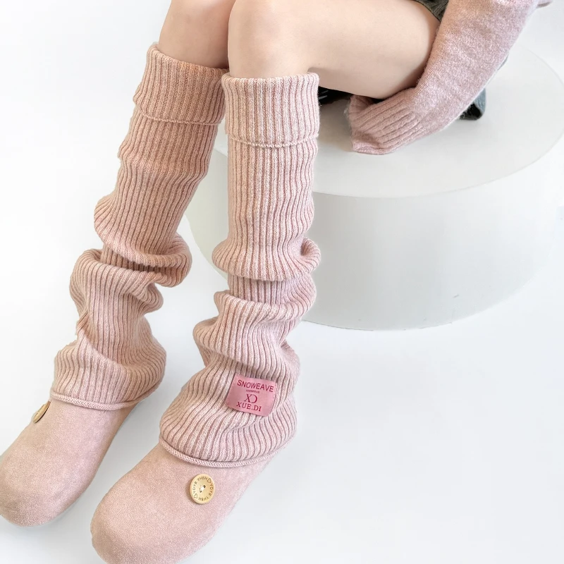 

Осенние и зимние женские гетры, вязаные гольфы, японские гольфы JK, 30% шерсть, теплые чулки до бедра