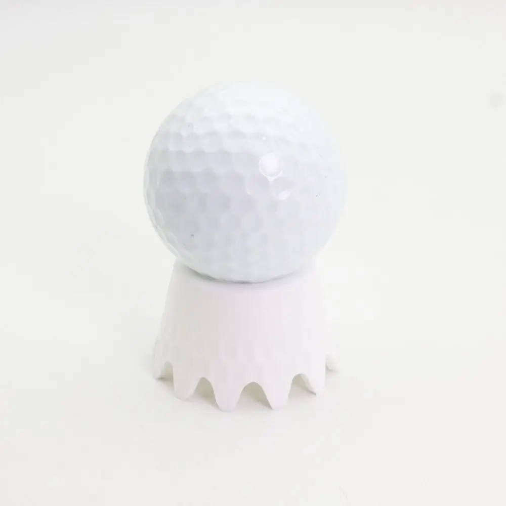 8 pçs criativo t de golfe em forma de onda design inferior profissional prática golfe t durável melhorar a precisão suporte bola golfe