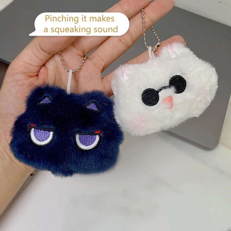 Милый-странник-balladeer-kabukimono-шляпа-плюшевый-кулон-с-котом-девушка-рюкзак-кулон-подарок-на-день-рождения-брелок-кулон