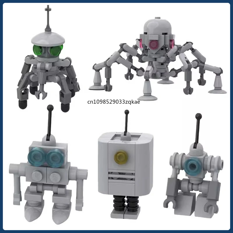 

MOC-44499 Робот-животное собрать маленький мех, строительные блоки, креативная модель экзоскелета, мини-мех, рождественский подарок для мальчика, подарки
