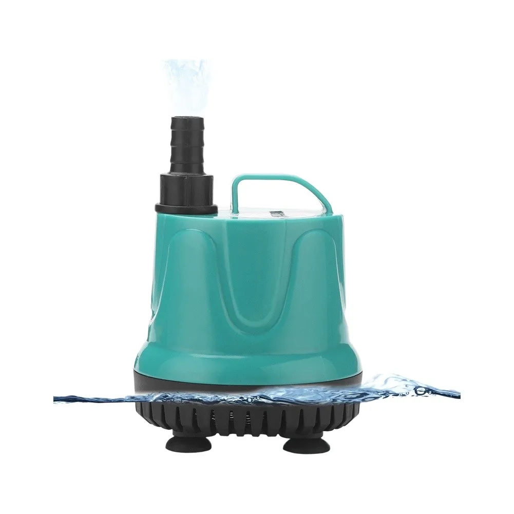 25W 264GPH Submersible Water With Handle Bottom Suction Dry Run Protection For Aquarium Pond Hydroponics Circulation
