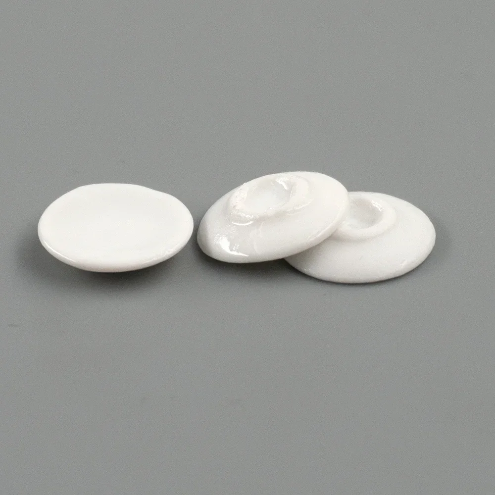 3Pcs 1/12 Doll House Miniature Ceramic Food Plate Simulation Kitchen Dish Model Toys for Mini Decoration Dollhouse Accessories