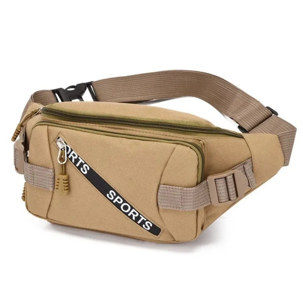 

Повседневная парусиновая нагрудная сумка для спорта на открытом воздухе, мужская сумка на плечо, водонепроницаемая поясная сумка большой вместимости, спортивная велосипедная сумка