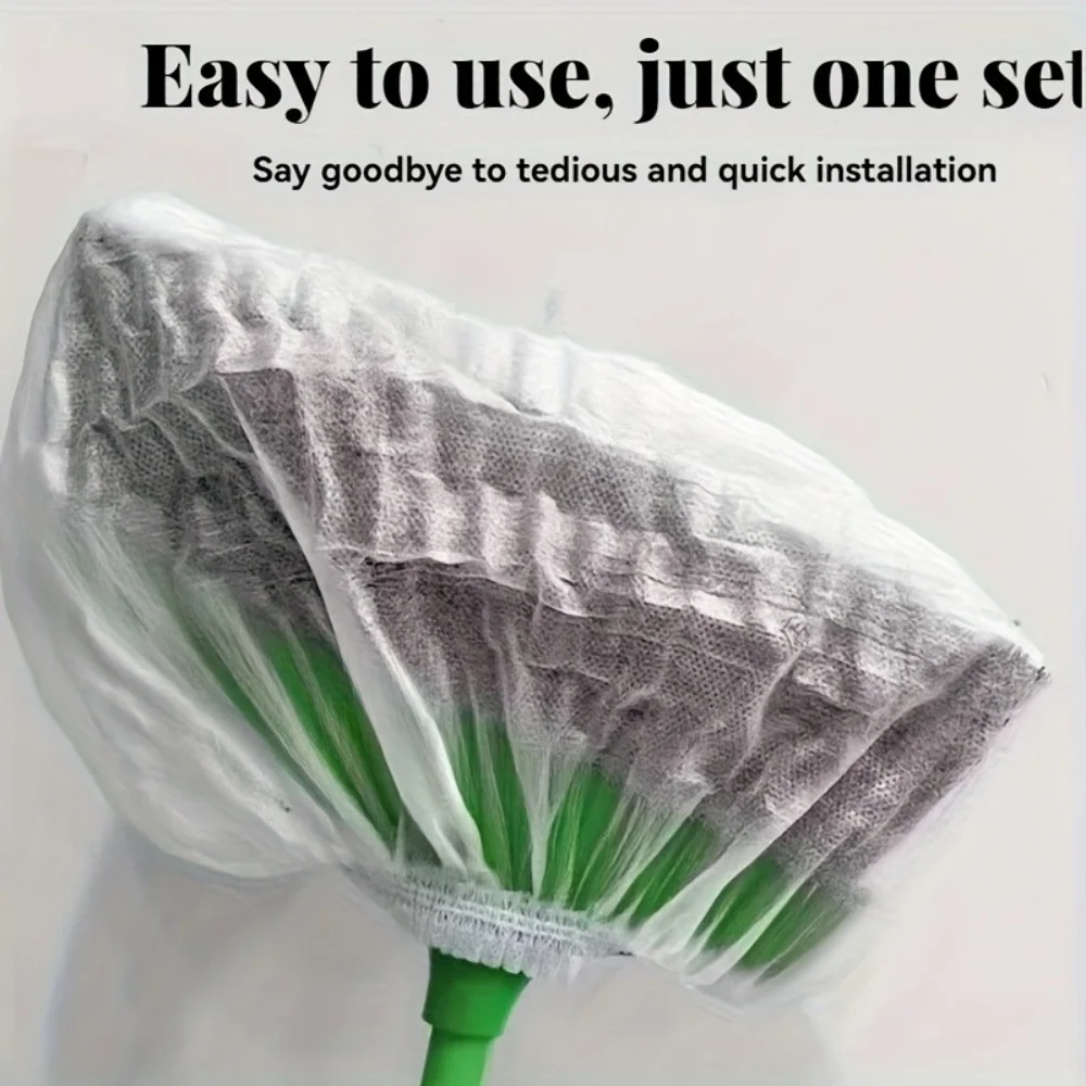 25PCS Disposable Broom Cover Ground Hair Cleaning Cover, Crevice Dust Adsorption Cleaning Tool Sweeping Mop Wet Dry