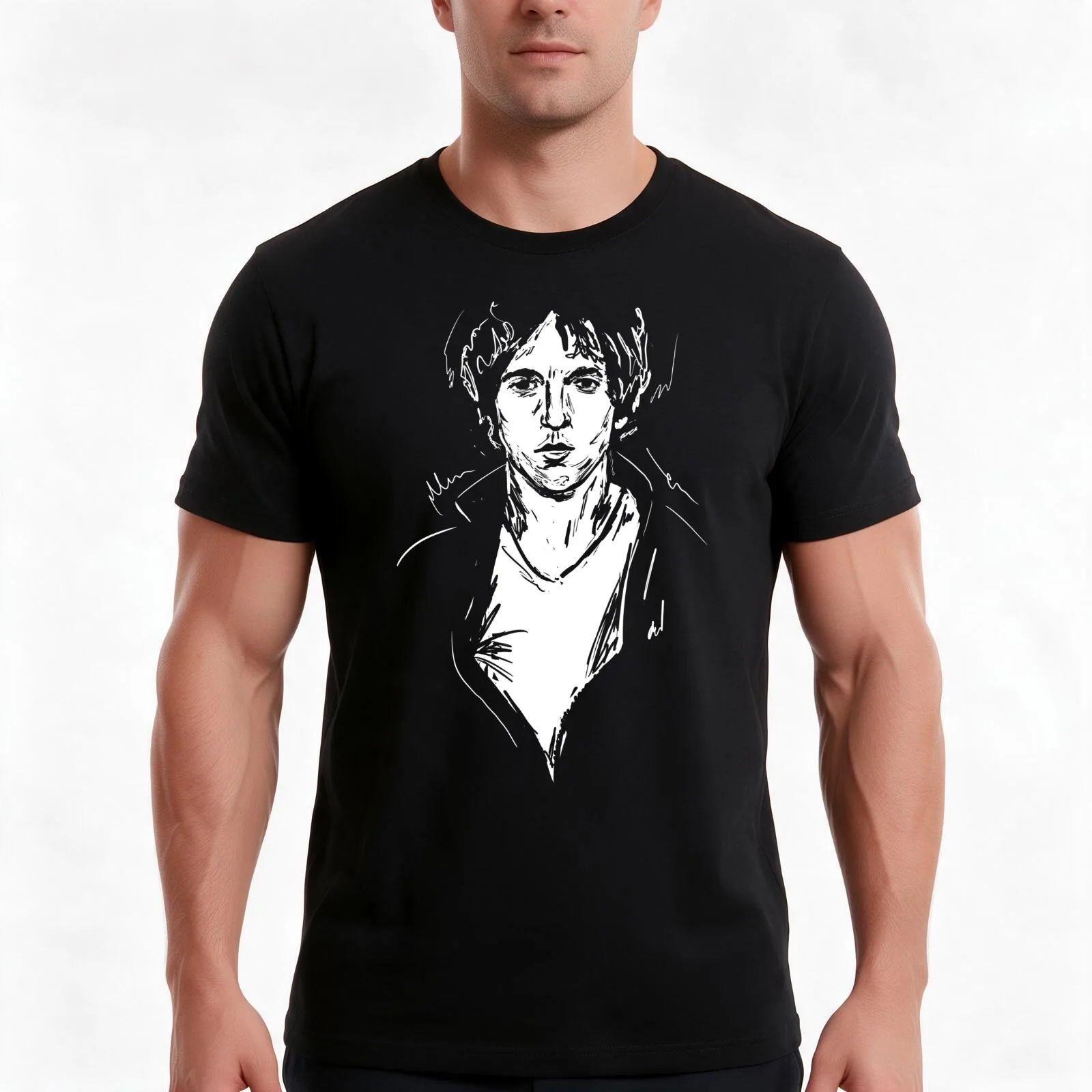 Bruce Springsteen The Boss Rock Music T-Shirt Summer Casual Cotton Tee Oversized Streetwear Tops Vintage Graphic Print