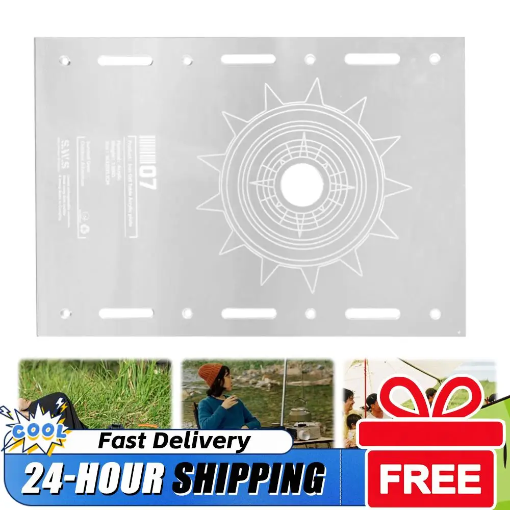 

Прозрачная акриловая столешница для кемпинга, многофункциональная, для стола IGT, совместима с GZ Camping Light