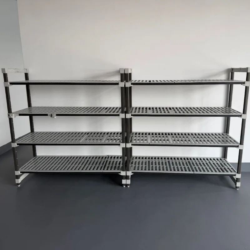 Composite material four-layer shelf, hotel kitchen refrigerated cold storage shelves do not rust