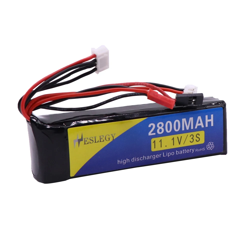 Upgrade 2800mAh11.1V 3S LiPo Battery with charger for Walkera DEVO 7 DEVO 10 DEVO12E F12E WFLY9 RadioLink AT9 AT10 Transmitter