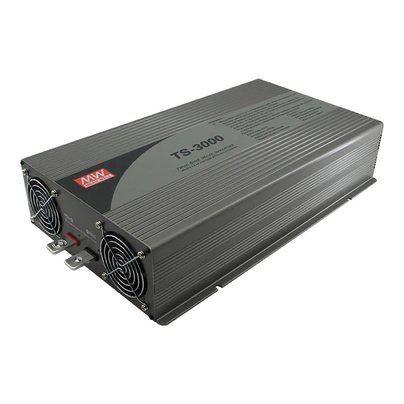 

Meanwell TS-3000-212B 3000W 12VDC to 220VAC for Solar Touring Car Vehicle Pure True Sine Wave DC to Ac Inverter Power Supply 12V