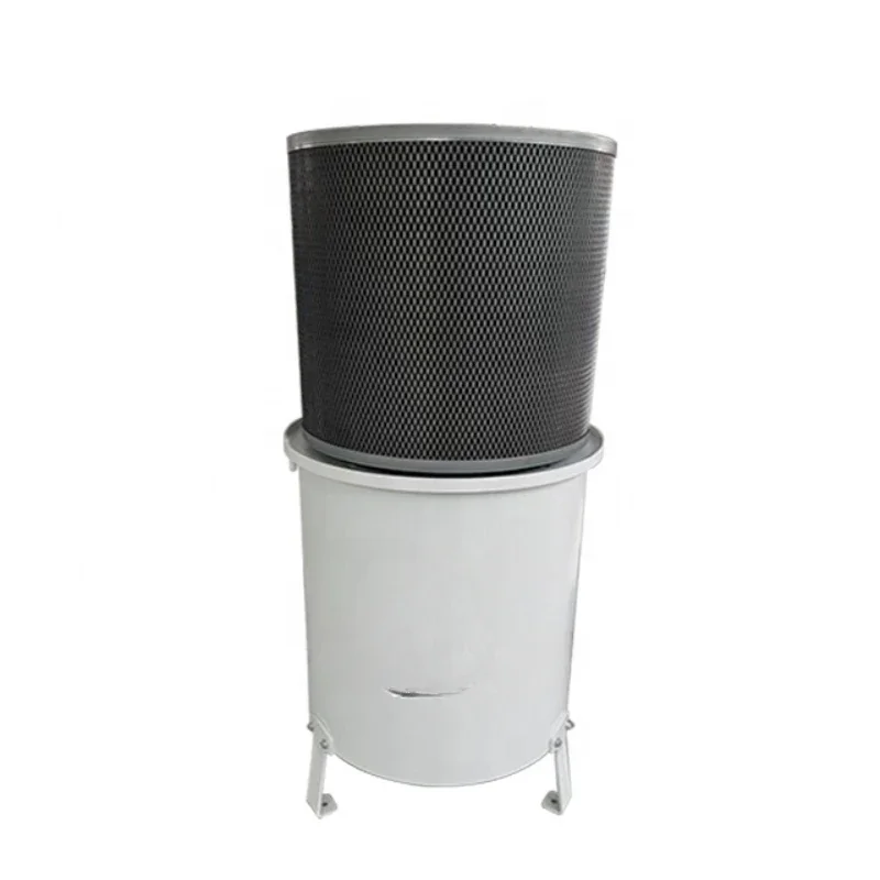 Oil Gas Filter Vertical Round Type Up to 99% Precision Centrifugal System High Efficient Factory Air Cleaner Mist Oil Filter