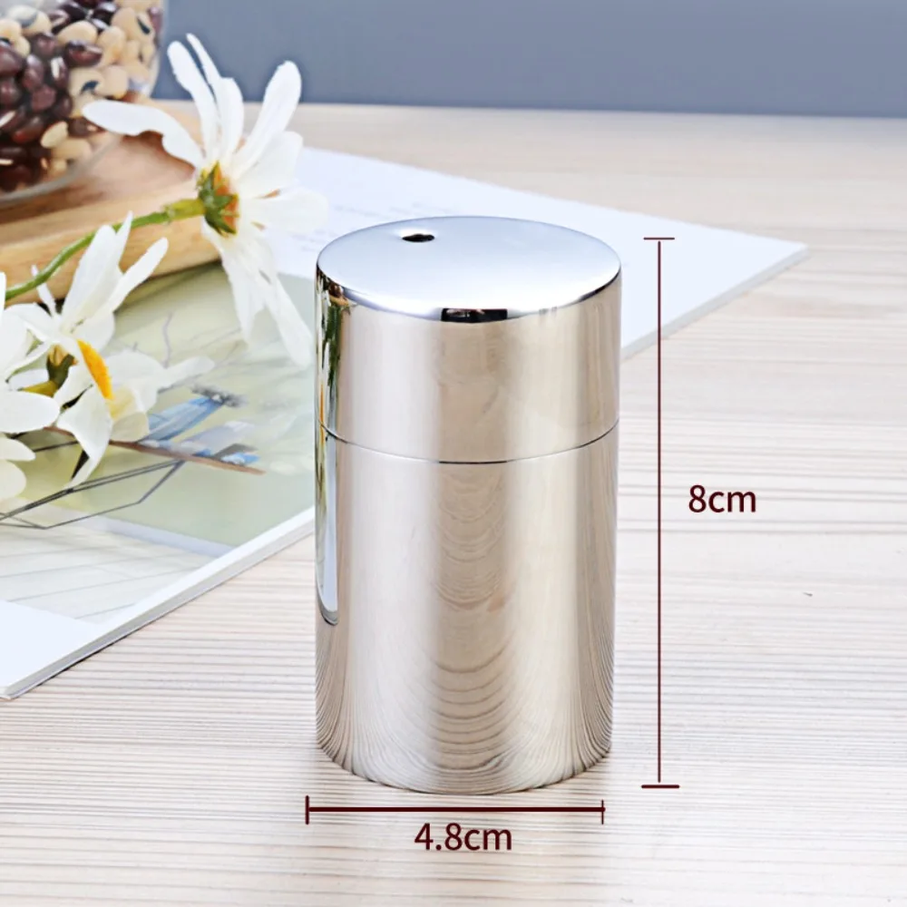 

304 Stainless Steel Automatic Spring Cover Toothpick Holder Press Type European Style Toothpick Storage Box Press Bracket