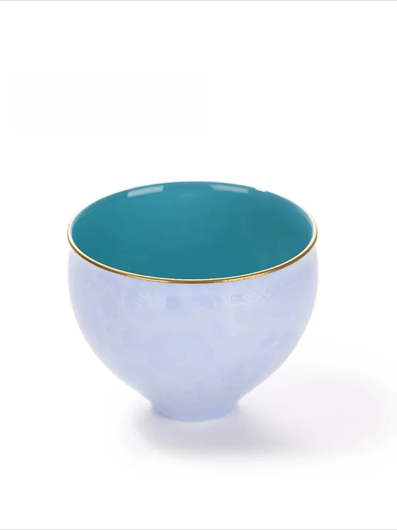 housewarming gift wedding gift Jingdezhen high-end tea set gift box set handmade ceramic tea cup