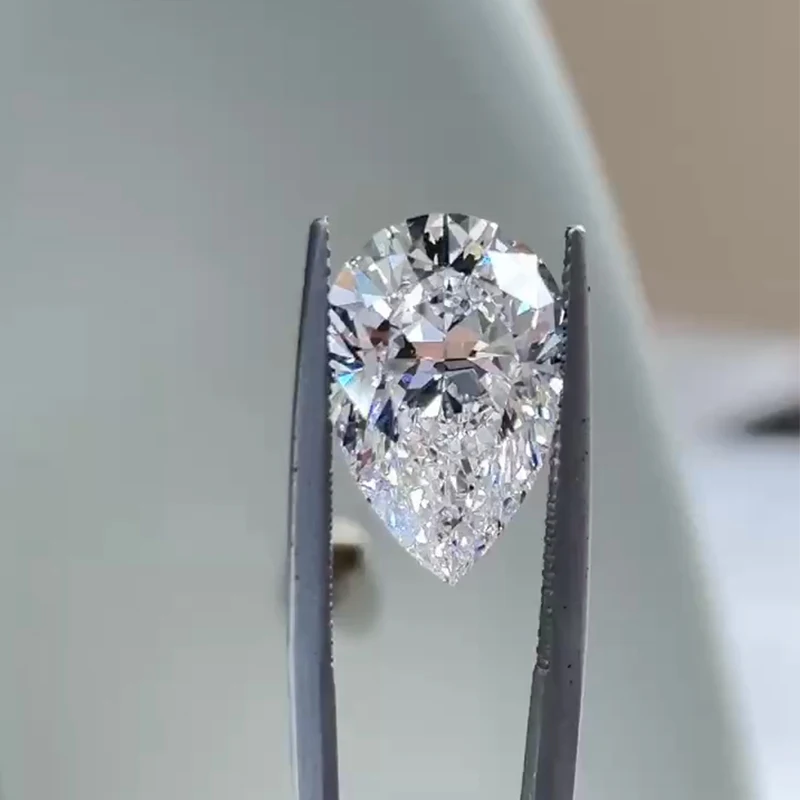 10ct Pear Oval Round Cut Lab Grown Diamonds CVD  Loose Diamond VS1-VVS DE Color IGI Certificate