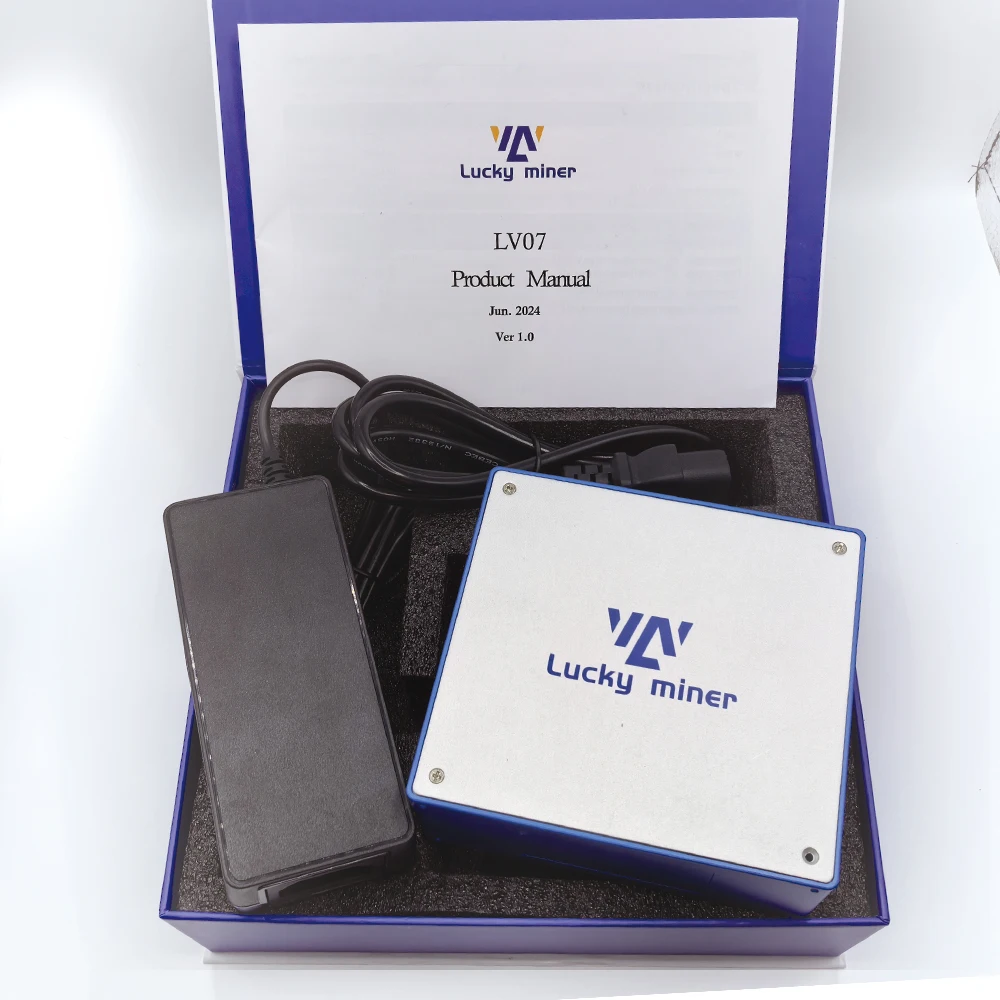 Lucky Miner LV07 1TH/S 25W SHA256 BM1366 BTC BCH BSV DGB WIFI Newest Coin Mining Machines for Crypto Asic Miner BTC Solo Miner