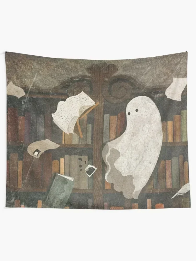 There's a Poltergeist in the Library Again... Tapestry Aesthetic Room Decor Korean Mushroom Wall Deco Tapestry