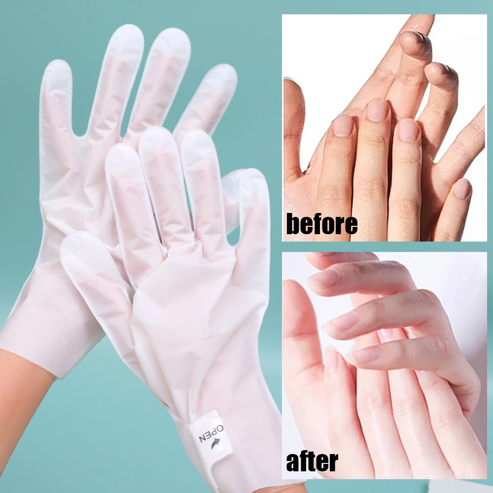 DIY Hand Foot Mask Bags 20Pairs Moisturizing Foot Socks Covers Soft Thicker Reusable Hydrating Hand Glove Foot Hand Care Tools