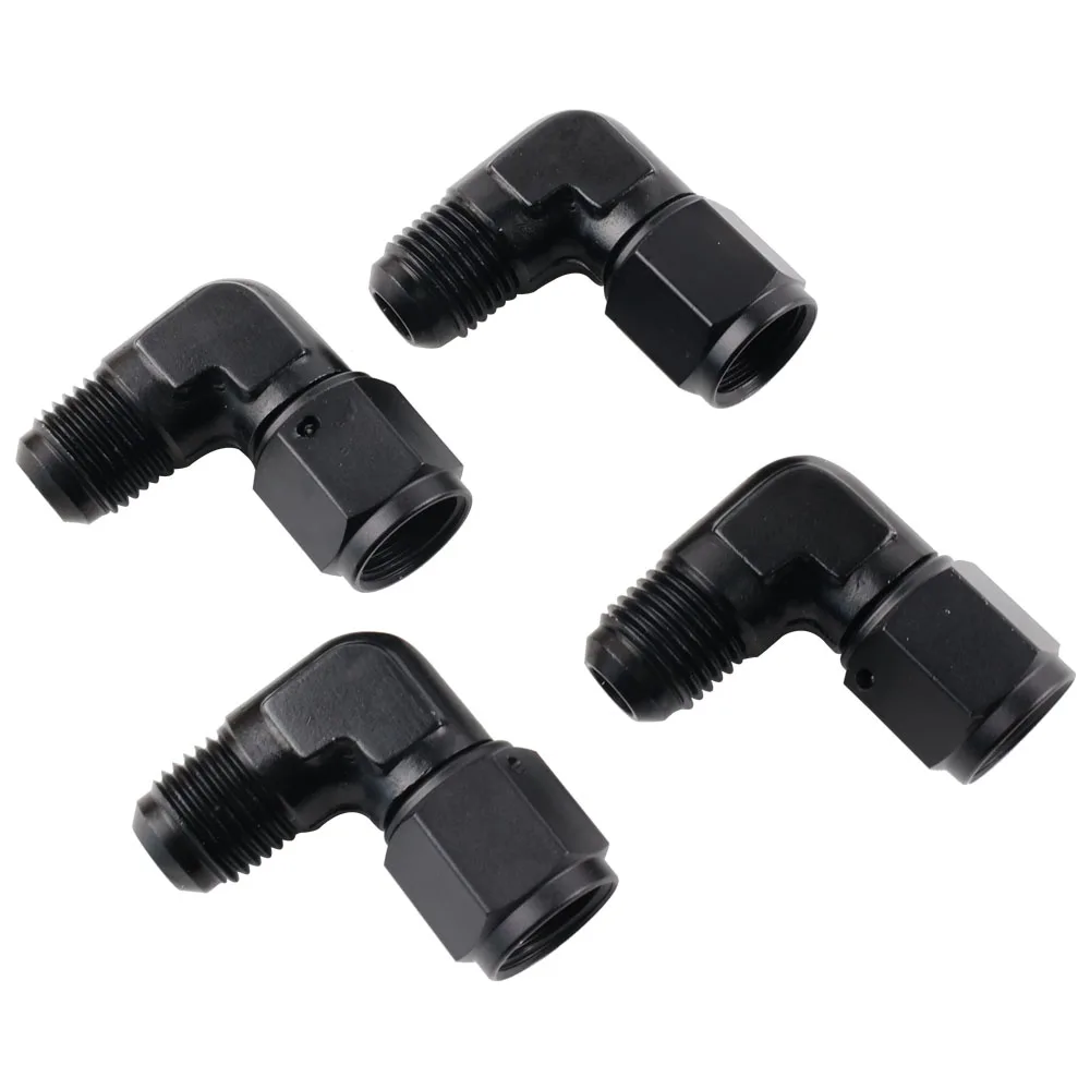 4L60E 4L65E Black Braided Automatic Transmission Cooler Hose Line Fitting For GM 4L60E 4L65E