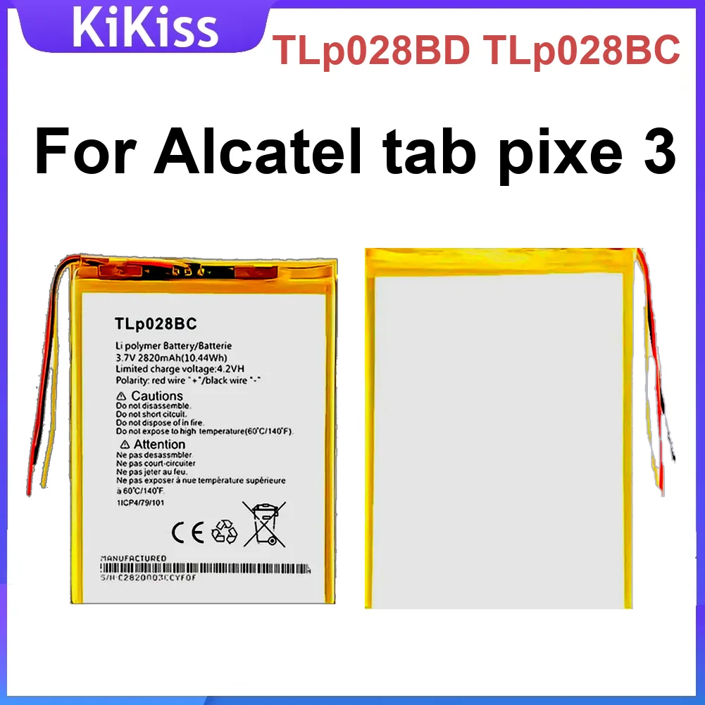 

Аккумулятор для ноутбука высокой емкости с быстрой зарядкой Tlp028bd Tlp028bc для Alcatel Tab Pixe 3