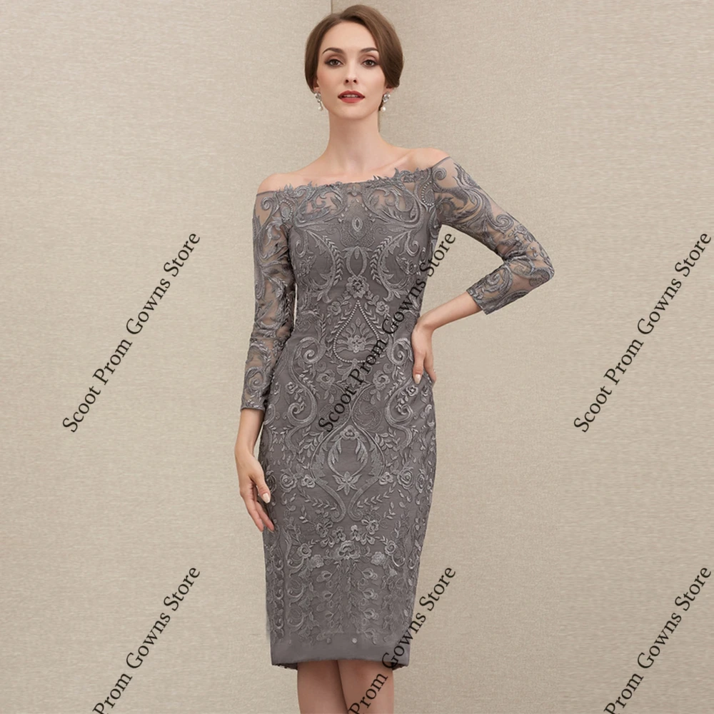 Vestidos sencillos marrones para madre De novia, vestidos De fiesta De boda De manga larga para mujer, novedad De verano 2021, bata De playa De gasa