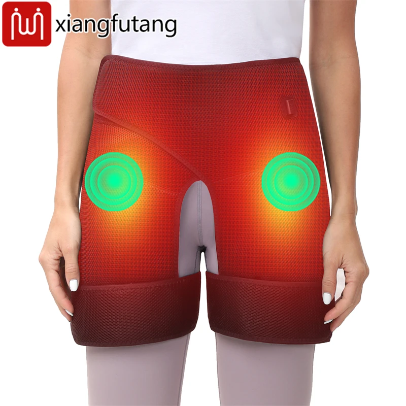 

AirLayer Heated Double Hip Support Hip Vibration Massager Relieves Hip Waist Strain Pain Alleviates Discomfort Prolonged Sitting