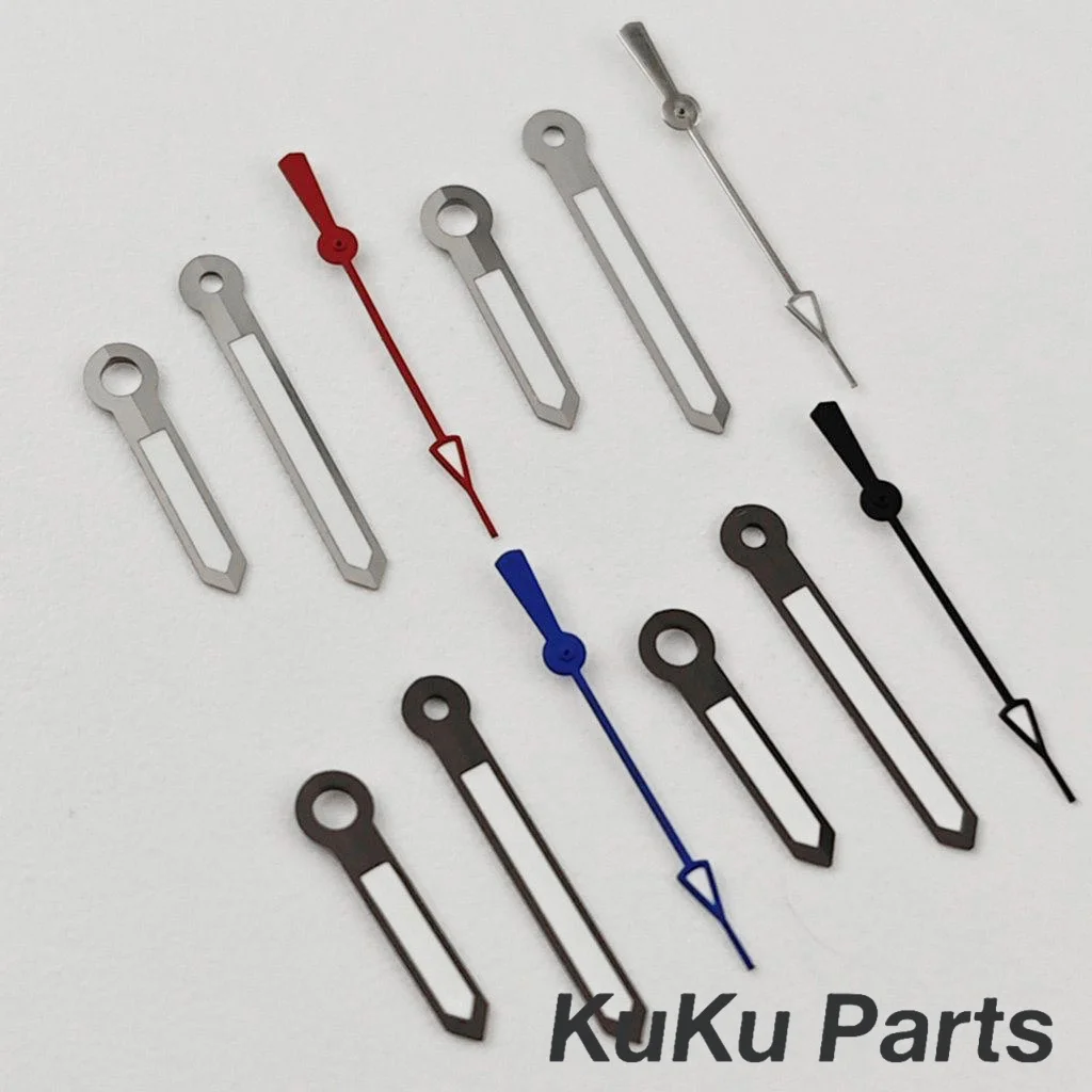 Überlegene NH35-Zeiger, Schwarz, Silber, Aquanaut-Nadeln, grün leuchtende Uhrzeiger für NH34, NH35, NH36, NH38-Uhrwerk, Uhren, Zeiger