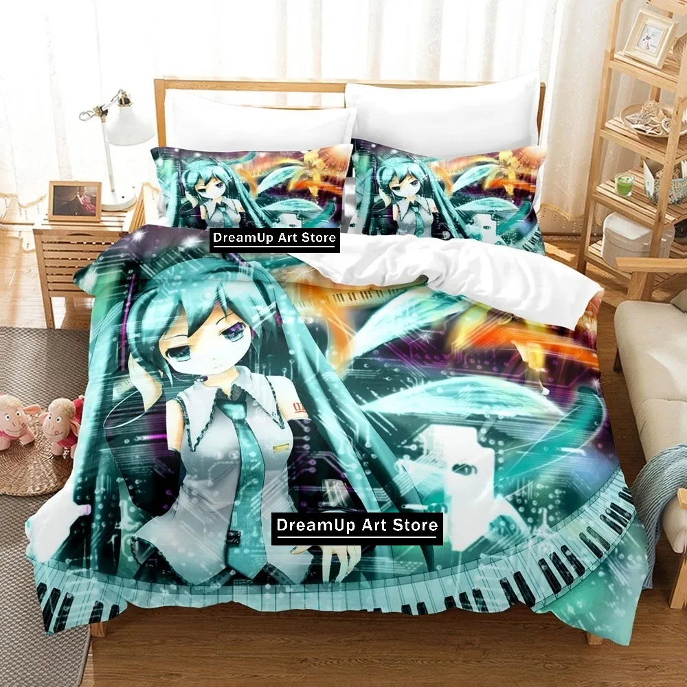 parure-de-lit-anime-vocaloid-housse-de-couette-couvre-lit-avec-taie-d'oreiller-twin-single-queen-king-size-garcons-adultes-textile-de-maison