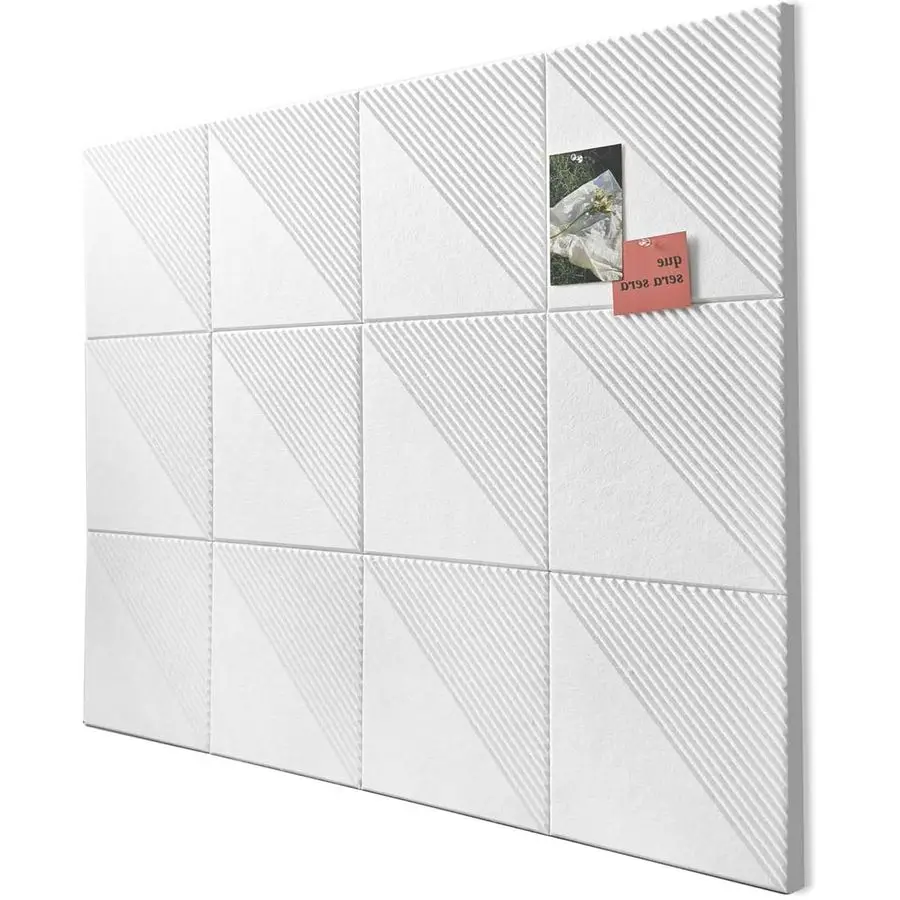 

Cork Board for Walls 48x 36, 12 Pack Felt Wall Tiles with Safe Removable Adhesive Tabs, Cork Board for Office,Pinboard Bulletin