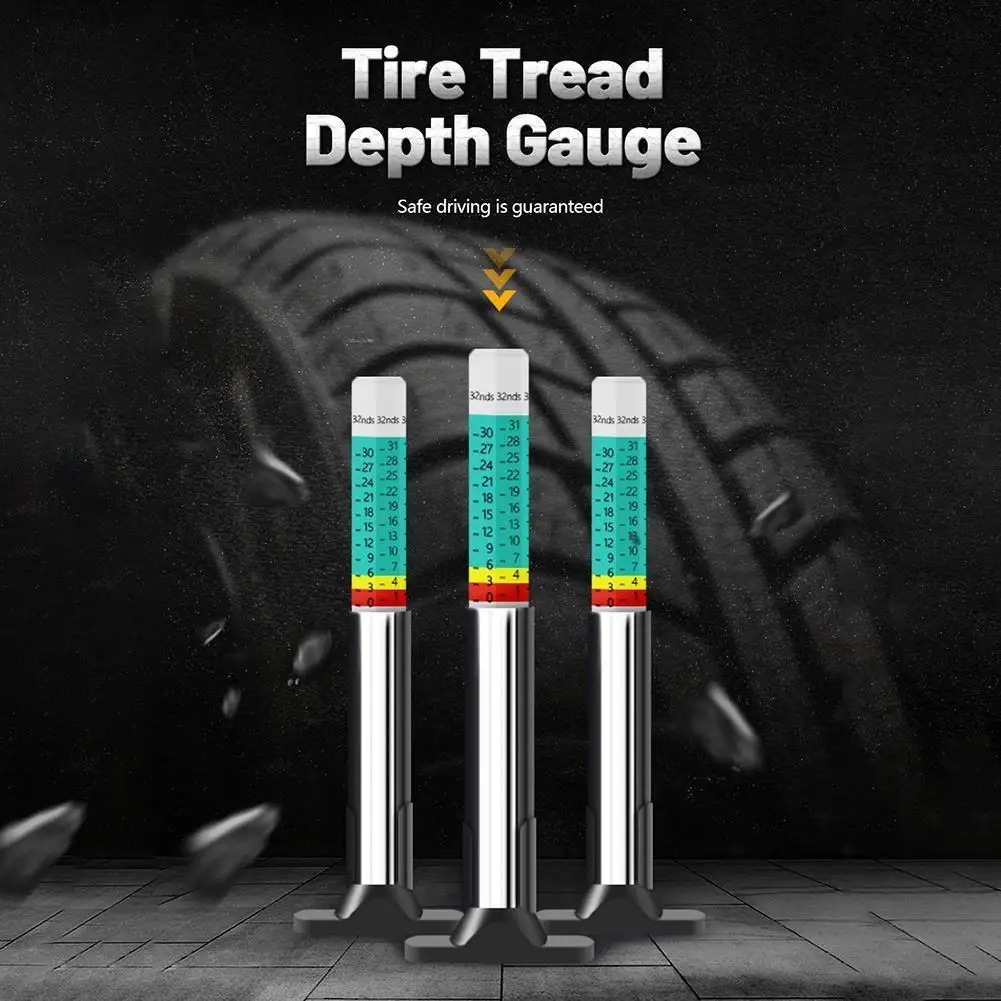 0-25mm Car Wheel Tyre Measuring Digital Tire Tread Pattern Depth Thickness Gauge