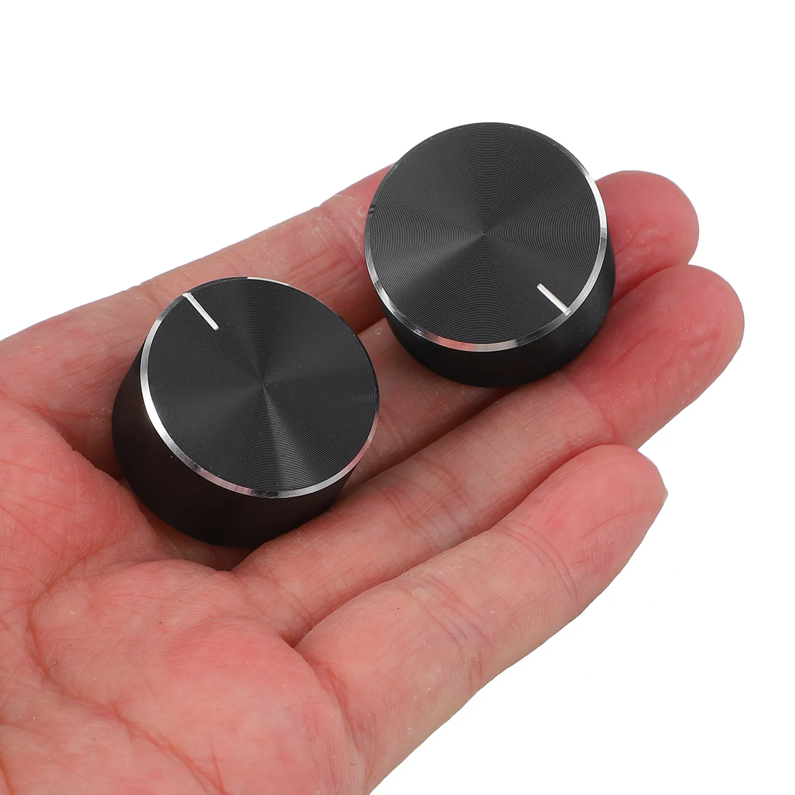 

2pcs Potentiometer Knob Light Dimmer Control Rotary Switch Replacement Sturdy Plastic Knobs For Home Office Lighting Instrument