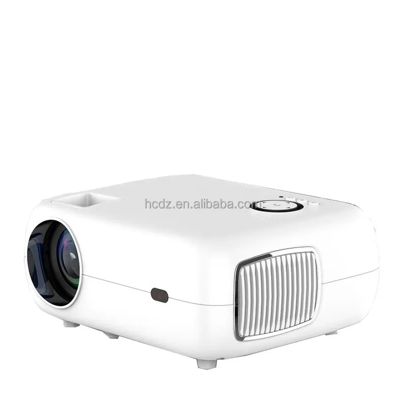 July008 Newest 3100 Lumen Full HD 1080p Video Projector Smart Home Theater Mini Projector with LED Lamp 4K Resolution