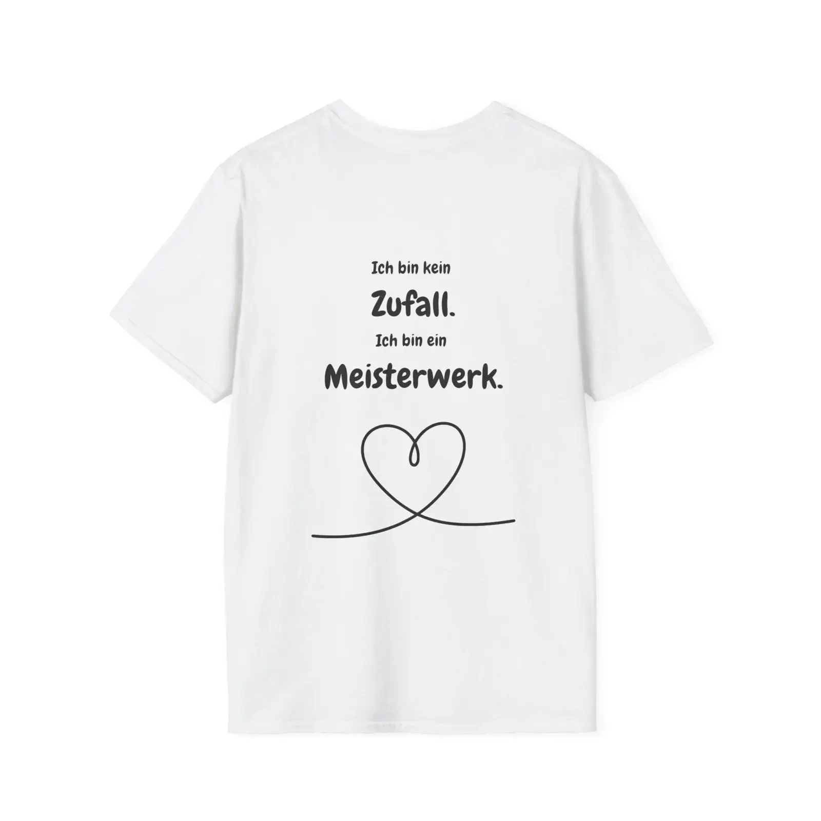 I am no accident a masterpiece T Shirt German Quote Heart Design vintage Washed Breathable Stretched graphic fashion Versatile