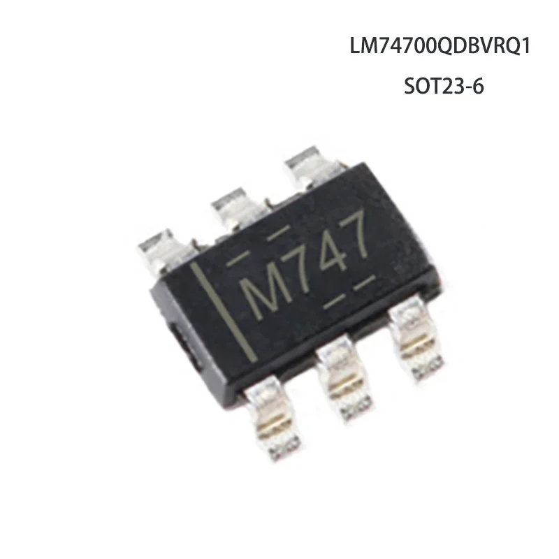 

5-20Pcs/Lot 100% original authentic LM74700QDBVRQ1 Code: M747 SOT-23-6 LM74700 SOT23-6 hot swap voltage controller chip