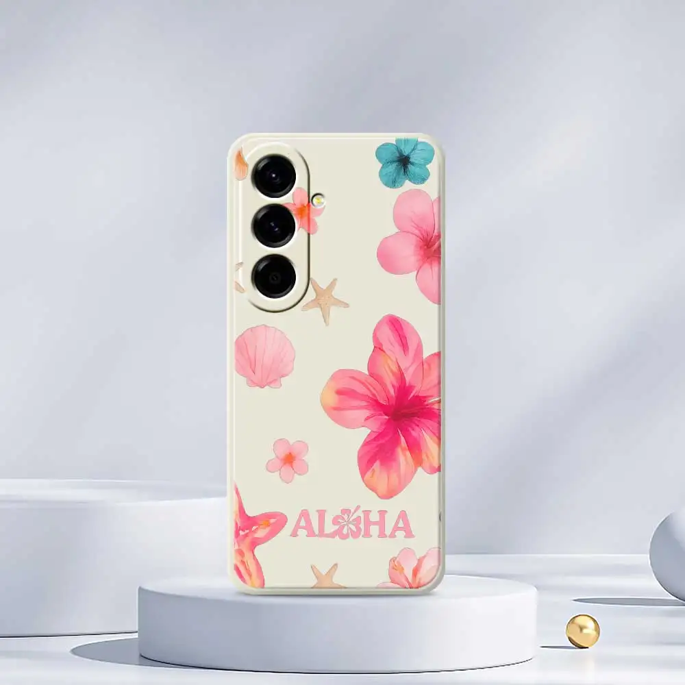 Custodia per telefono con fiori estivi per Samsung Galaxy S25 S24 S23 S22 S21 S20 Ultra Plus S10Plus S24FE S23FE S22FE S21FE S20FE Cover morbida